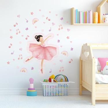 Imagem de Adesivo de Parede Infantil Tema Bailarina Lavável Ideal Para Quartos Femininos e Berçários Bailarina 05