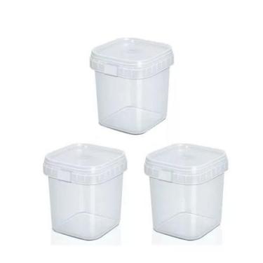 Imagem de Pote Quadrado C/Lacre Bolo No Pote Descartável 220ml C/20un - Mor, Nud