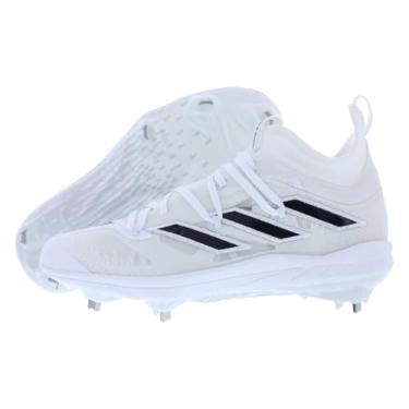 Imagem de adidas Tênis masculino Adizero Afterburner Nwv Cleats, Branco nuvem, preto/branco limpo/branco fantasma, 46