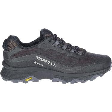 Imagem de Merrell Tênis de corrida masculino Moab Speed Gore-Tex Trail, Preto/Asfalto, 9