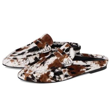 Imagem de Steve Madden Mocassim feminino Rafe, Estampa de vaca, 38