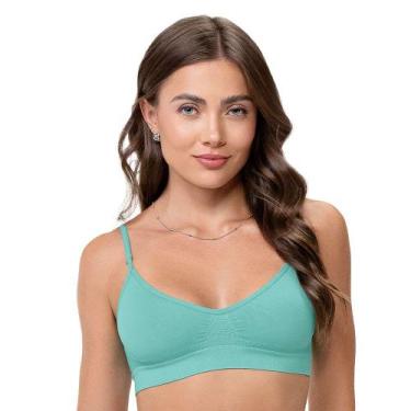 Imagem de Top Comfort sem Costura Verde Turquesa - Zee Rucci, M