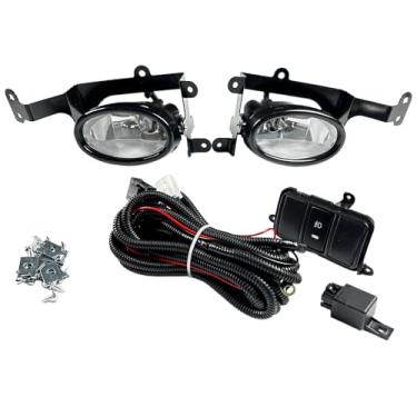 Imagem de SIEMID Par de lâmpadas de neblina dianteiras antiembaçamento premium H11 12V 55W com chicote de fios e interruptor para Hond.a Civic 2 portas 2006-2008