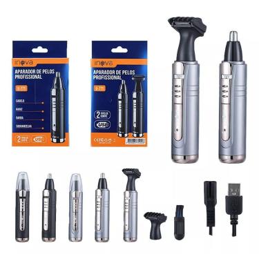 Imagem de Aparador De Pelo Inova Barba Nariz 2 Em 1 Profissional U771