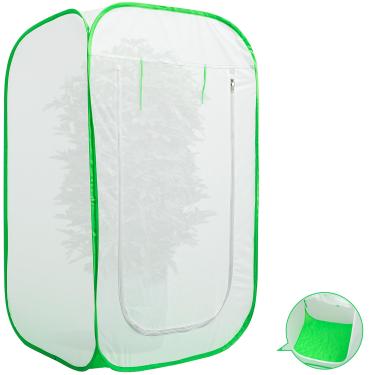 Imagem de PURPLE STAR 1N Capa de estufa pop-up de 71 x 71 x 121 cm, barraca de proteção contra congelamento de plantas de jardinagem de inverno, capa protetora de plantas, casa quente para proteção contra