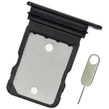 Imagem de PHONSUN Suporte de substituição para bandeja de cartão SIM para Google Pixel 9A - obsidiana/cor preta