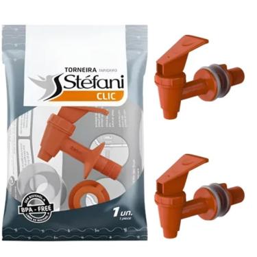 Imagem de Combo 2 Torneiras Para Filtro De Barro Marrom Stefani Marrom