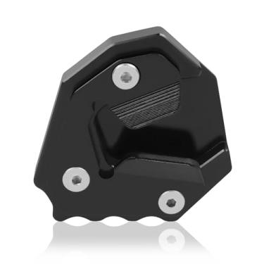 Imagem de Almofada de suporte de motocicleta ampliador de extensão lateral de substituição para BMW S1000XR S1000 XR 2015-2019 Extensor de pedal de placa de suporte de pé (preto)