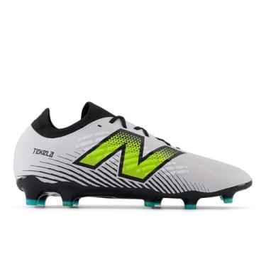 Imagem de New Balance Tênis de futebol unissex Tekela Magia Low Laced Fg V4+, Branco/Hi-lite/Preto, 41/44 BR G