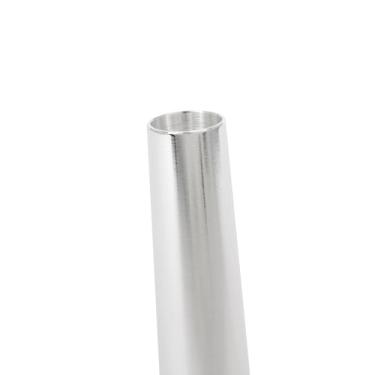 Imagem de Mingzhe Bocal de Tuba de Latão Durável Sólido Brilhante e Liso de Acessórios de Instrumentos de (Prata)