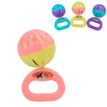 Imagem de Chocalho Para Bebê 10cm Color - Genérico