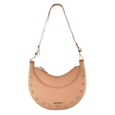 Imagem de Bolsa Moleca Transversal Curvada Feminina Nude, Nude, UN