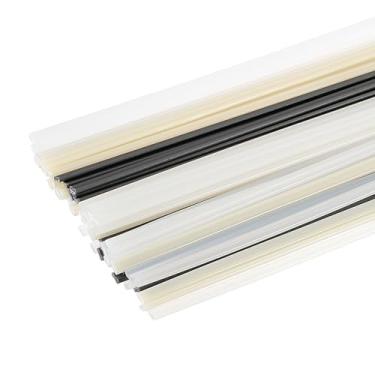 Imagem de HARFINGTON 1 conjunto (50 peças) hastes de solda de plástico 25,4 cm tiras de solda PP hastes de soldagem para para-choques de carro, caiaque, reparo diário, para-choques de plástico, multicoloridas