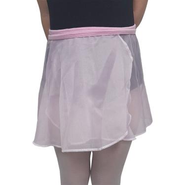 Imagem de Saia Ballet Vya Fit Voal Transpassada Infantil