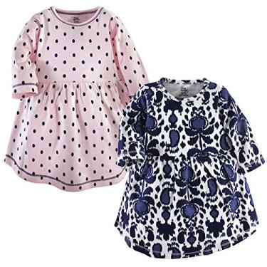 Imagem de Yoga Sprout Vestidos infantis de algodão para meninas, Ikat, 3 Anos