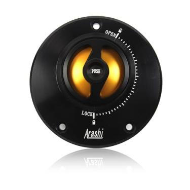 Imagem de Capa Arashi CNC para tanque de combustível sem chave para Kawasaki Ninja 400R, Ninja 650R ER6F ER6N, Vulcan 650 S, Z125, Z650, Z750, Z750R, Z750S, Z800, Z900, Z1000, Z1000SX Ninja 1000 Tourer Gold