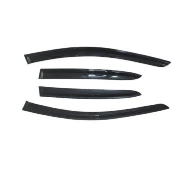 Imagem de GRJQRKHZ Defletor de janela lateral de carro para MERC&edes B&ENZ Gla-Class X156 2014-2020 Viseira de porta Weathershied proteção contra vento sol chuva protetores de janela lateral defletores de