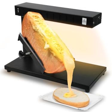 Imagem de XXUNYNUIN Raclette Quesera Melter comercial elétrica bancada de queijo Raclette para cozinha restaurante