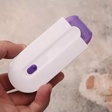 Imagem de Depilador Efeito Laser Recarregável Barba Corporal Indolor Luz - WCAN