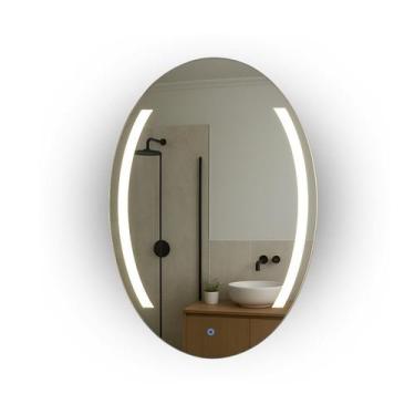 Imagem de Espelho Oval 70x50cm Touch Led 6000k Avalon Reduna