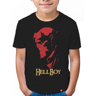 Imagem de Camiseta Infantil HellBoy - KING OF GEEK, Preto, 10