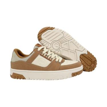 Imagem de Tenis Masculino Casual Ollie Rocky Original Macio Leve, Camel, 40
