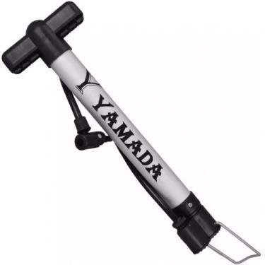 Imagem de Bomba De Ar Alumínio Para Bicicleta Tipo Oficina Yamada 30cm, Prata