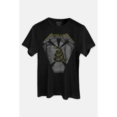 Imagem de Camiseta Metallica The Black Album 2 - Piticas, M, Preto, Unissex