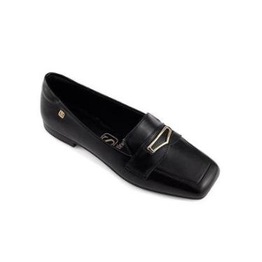 Imagem de MOCASSIM FEMININO BICO QUADRADO SANTINELLI - 1640106-Feminino