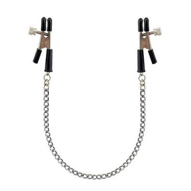 Imagem de Grampos Seios com Corrente Prendedor de Mamilo em Metal - LOJA EUGENIA