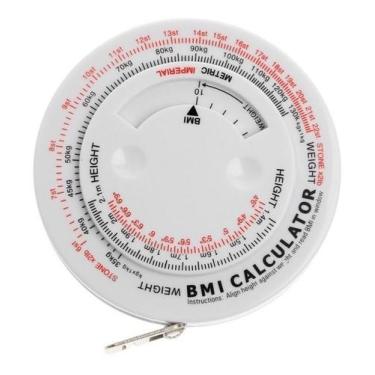 Imagem de Trena Antropométrica Fita Métrica Corporal Com Cálculo De Imc - CONTEC
