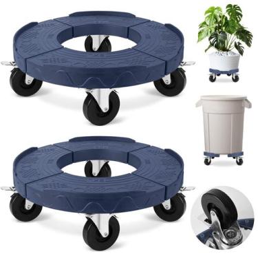 Imagem de Lata de lixo Dollies Tolan BBT com rodas de 3 polegadas, 15 a 19 poleg