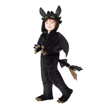 Imagem de Spirit Halloween How to Train Your Dragon Toddler Toothless Jumpsuit Costume
