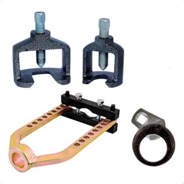 Imagem de Kit Extrator Junta Homocinética com Saca Terminal Pequeno e Grande + Chave Braço Axial Direção 36–41mm Profissional