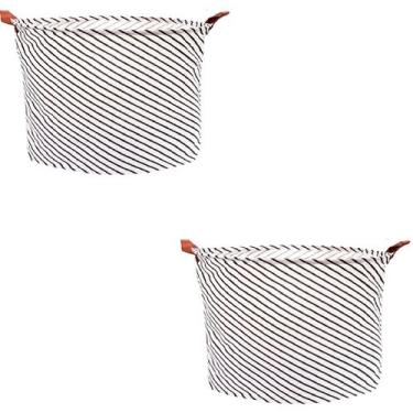 Imagem de 2 Cesto Organizador Roupas Sujas Impermeável 10 litros - Equipe F