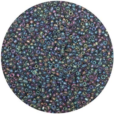 Imagem de Yholin 5000 peças de contas de semente de vidro a granel, 3 mm 8/0 contas de sementes artesanais pequenas contas de pônei para projetos de artesanato faça você mesmo, pulseira, colar, fabricação de