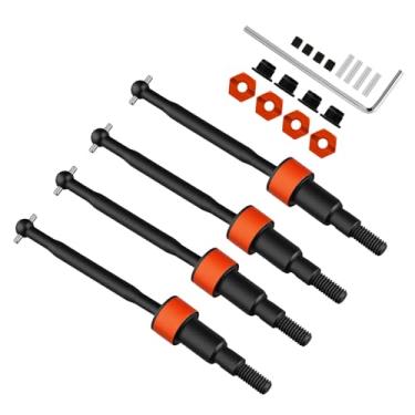 Imagem de NMNRC for Arrma 1/16 Quake Grom Drive Shaft Gorgon Grom Driveshaft Bold Upgrades Part Red