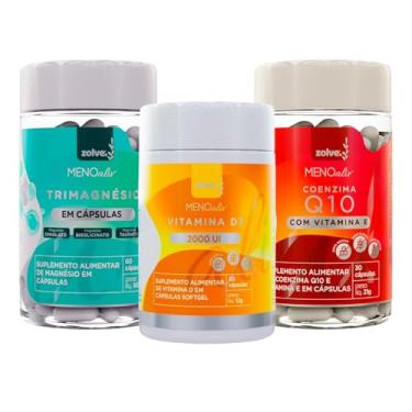 Imagem de Coenzima Q10 + Vitamina D3 + Trimagnésio - 2000UI Energia Vitalidade Ósseo Muscular Zolve Labs