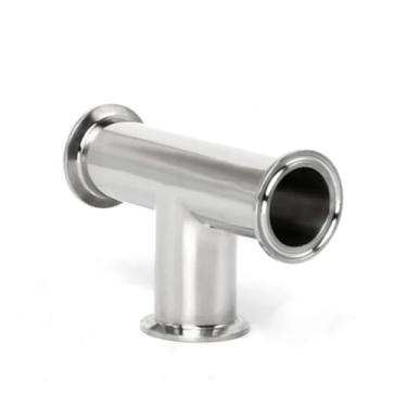 Imagem de 1 peça 19 mm-108 mm O/D 304 aço inoxidável virola 3 vias Tee conector encaixe de tubo 3.8 cm-10.2 cm braçadeira tripla (38 mm x virola 50,5)