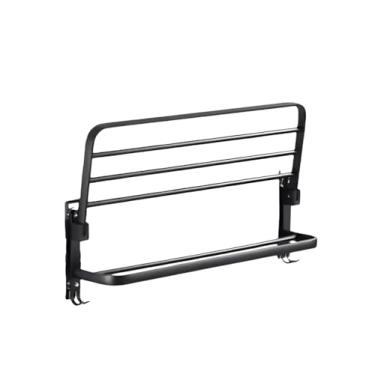 Imagem de Porta Toalha Suporte Toalheiro de Banheiro Duplo Aço Inox Premium Retratil 90° Adesivo porta toalha banheiro Premium para Banheiro e Lavabo