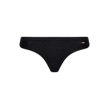 Imagem de Calcinha Lupo Loba Fio Dental 40355-001 Algodão, P, Preto