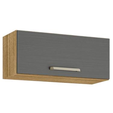 Imagem de Armário Suspenso Com 1 Porta Charlotte Freijó Gris