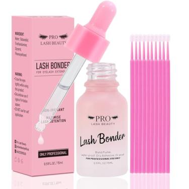 Imagem de PRO LASHBEAUTY Pro Lash Bonder Para Extensões De Cílios Super Bonder Cola Aceleradora Com 10 Cotonetes Selante Para Extensão De Cílios Retenção Mais Longa À Prova D'Água À Prova De Óleo Design Espec