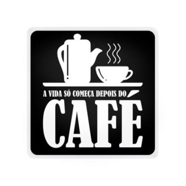 Imagem de Luminária Box Slim LED USB – A vida só começa depois do café