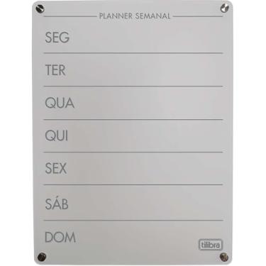 Imagem de Tilibra - Quadro Acrílico Transparente Planner Semanal - 30x20cm