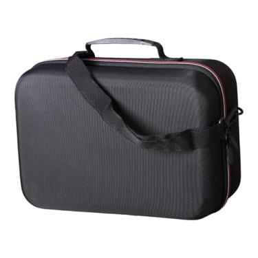 Imagem de harayaa Estojo rígido para nebulizador, protetor e impermeável, com alça, ideal para viagens médicas. Bolsa médica profissional de grande capacidade.