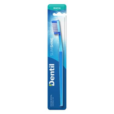 Imagem de Dentil - Escova Dental Slim Shine Macia | Cerdas Tradicionais com Formato Côncavo | Limpeza Eficiente e Conforto com Custo Acessível