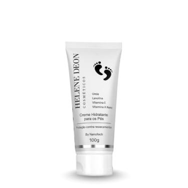 Imagem de Creme Hidratante Para Pés 100g Com Ureia e Vitaminas Hidratação Profunda Contra Ressecamento