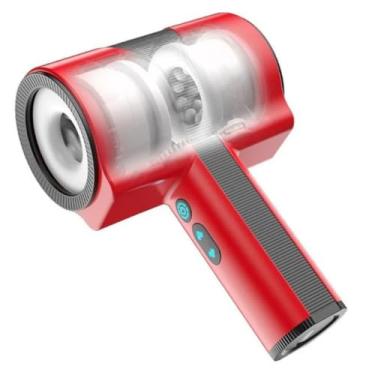 Imagem de Masturbador 5 Modos De Vai E Vem E Rotação 7 Vibrações Masturbador Masculino Potente Recarregável 8258 (BRANCO)