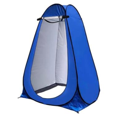Imagem de Barraca Privativa Portátil para Camping Banheiro e Trocador de Roupas 1 Pessoa com Bolsa (azul)
